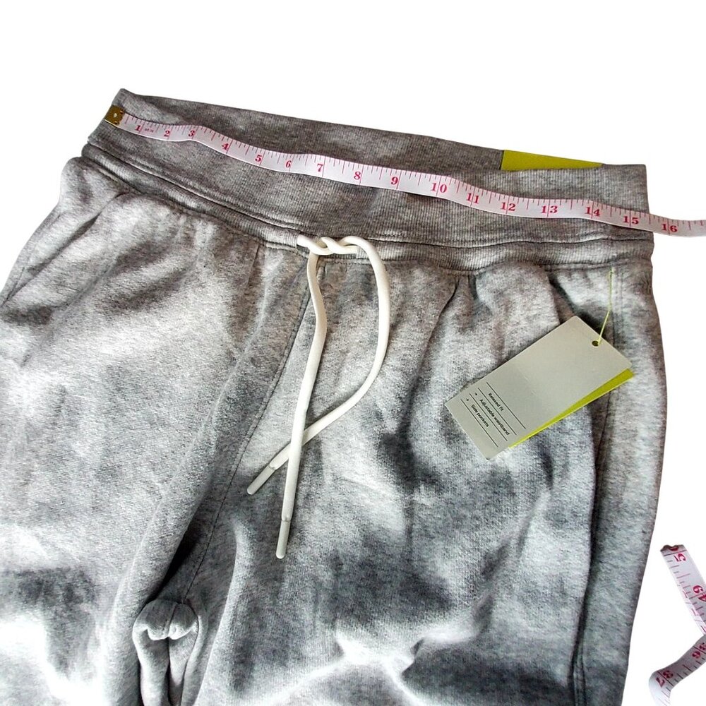 All In Motion Core Fleece Jogger Pants Relaxed Fit Side Pockets Size M Gray - Picture 3 of 9
